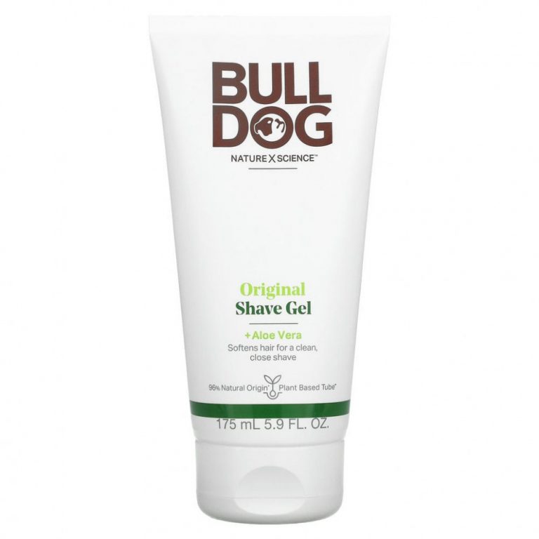 Bulldog Skincare For Men, гель для бритья с натуральными компонентами, 175 мл (5,9 жидк. унций)