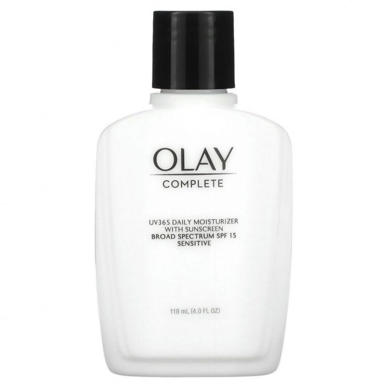 Olay, Complete, UV365, ежедневное увлажняющее и солнцезащитное средство, SPF 15, для чувствительной кожи, 118 мл (4,0 унции)