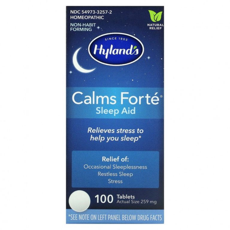 Hyland’s, Успокаивает форте, Sleep Aid, 100 таблеток