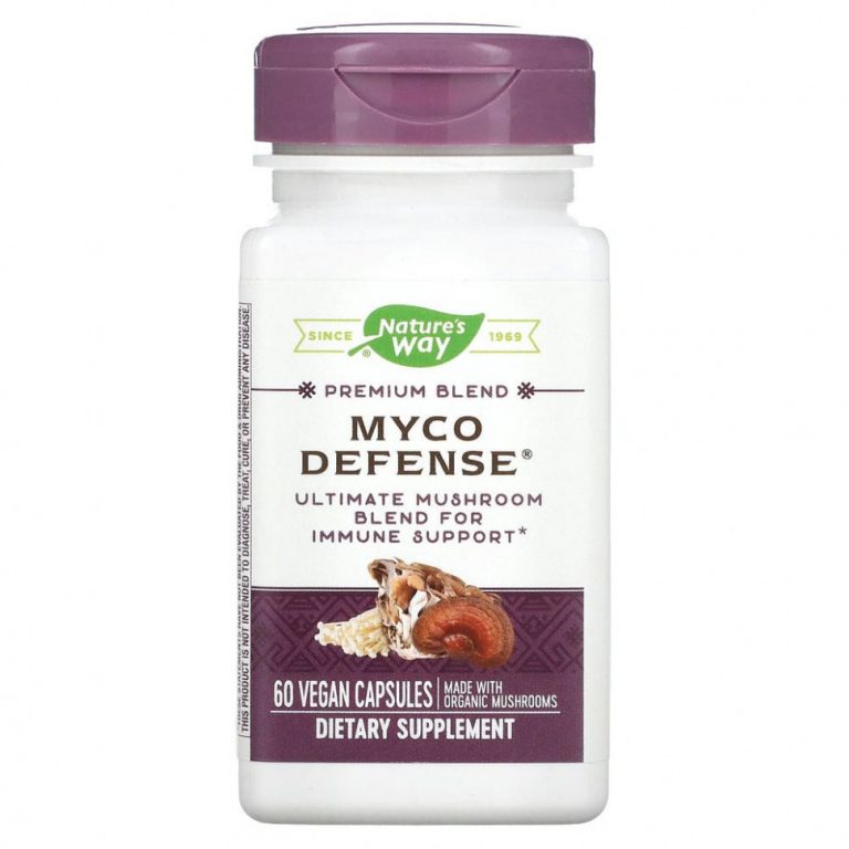 Nature’s Way, Premium Blend, Myco Defense, 60 веганских капсул