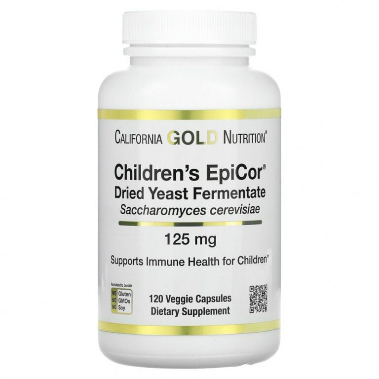 California Gold Nutrition, Children’s Epicor, 125 мг, 120 растительных капсул