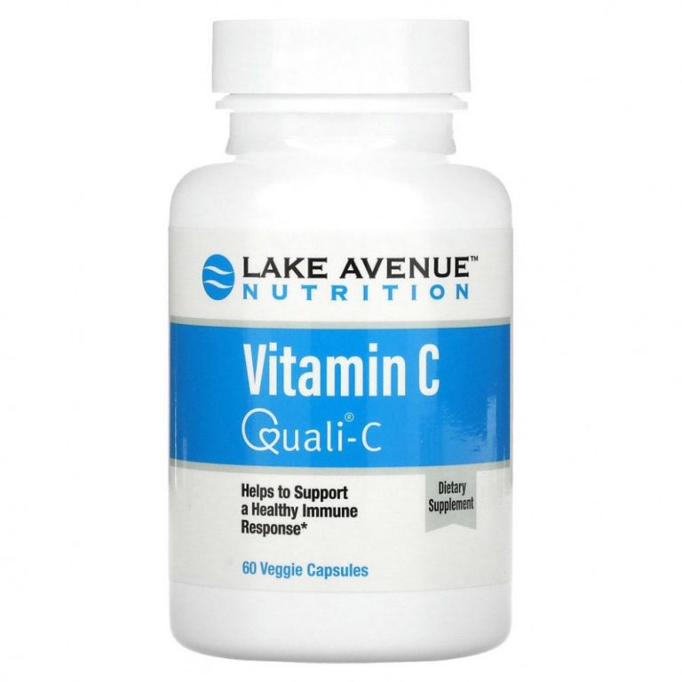 Lake Avenue Nutrition, витамин C, с Quali-C, 1000 мг, 60 растительных капсул