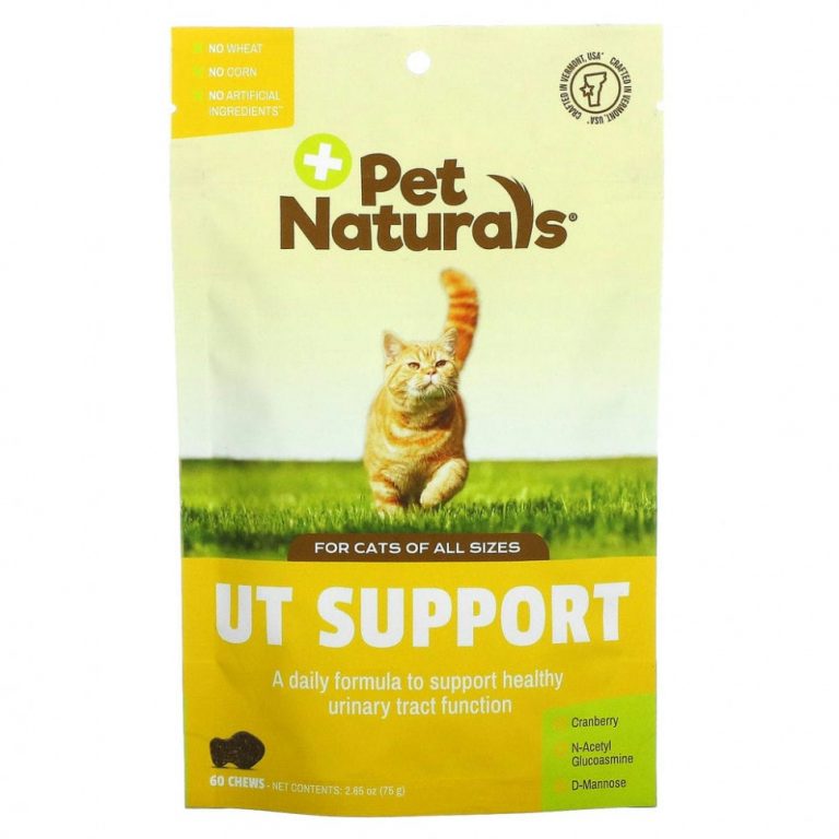 Pet Naturals of Vermont, добавка для кошек, для поддержки здоровья мочевыводящих путей, 60 жевательных таблеток, 75 г (2,65 унции)