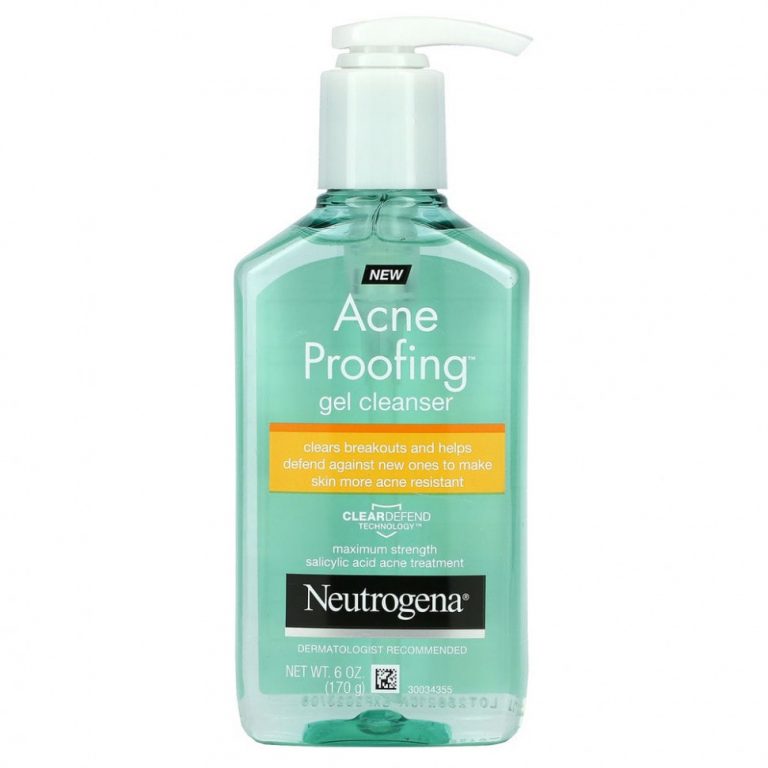 Neutrogena, Acne Proofing, очищающий гель, 170 г (6 унций)