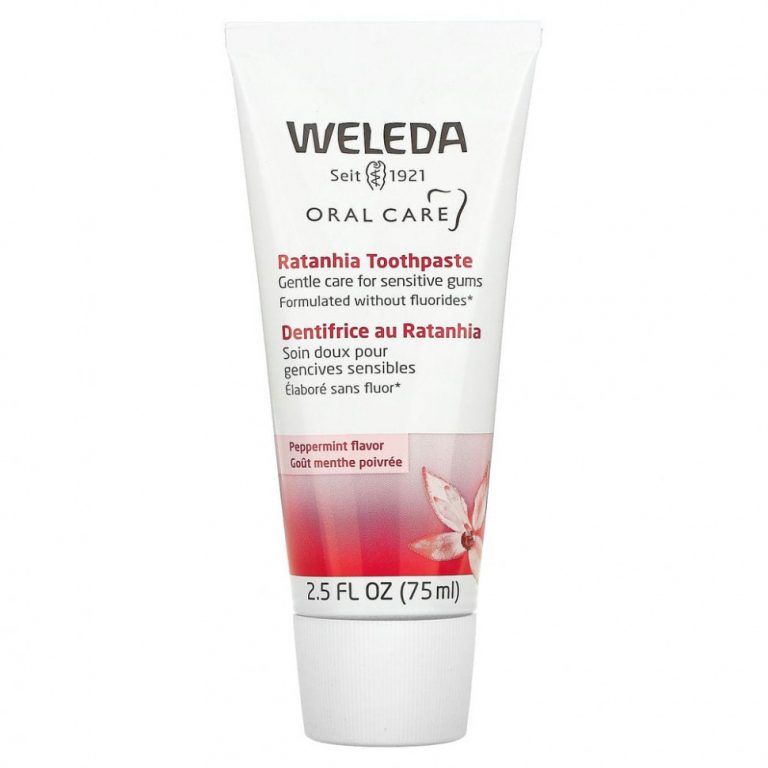 Weleda, Oral Care, зубная паста из ратании, со вкусом перечной мяты, 75 мл (2,5 жидк. Унции)