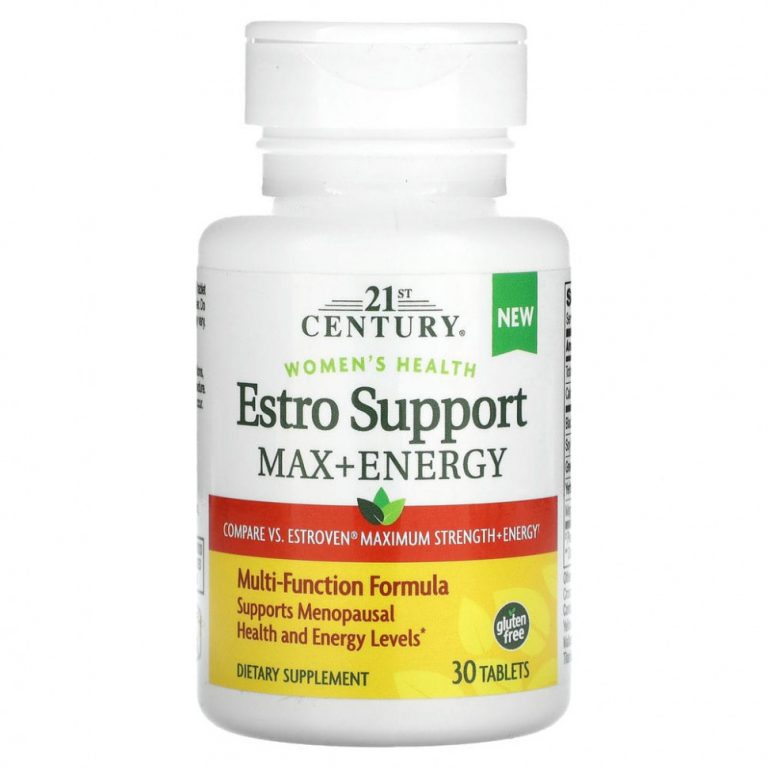 21st Century, Women’s Health, Estro Support Max + Energy, 30 таблеток