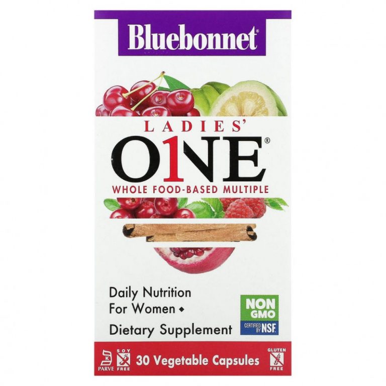 Bluebonnet Nutrition, Ladies ‘ONE, комплексные продукты на основе цельных продуктов, 30 растительных капсул