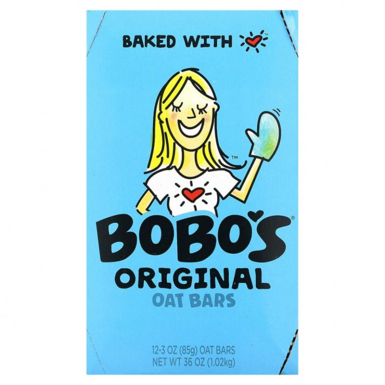 Bobo’s Oat Bars, Оригинальные овсяные батончики, 12 батончиков, 85 г (3 унции)