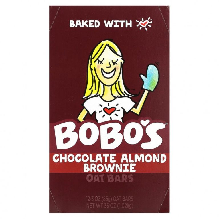 Bobo’s Oat Bars, Овсяные батончики с шоколадом и миндалем, 12 батончиков, по 85 г (3 унции)