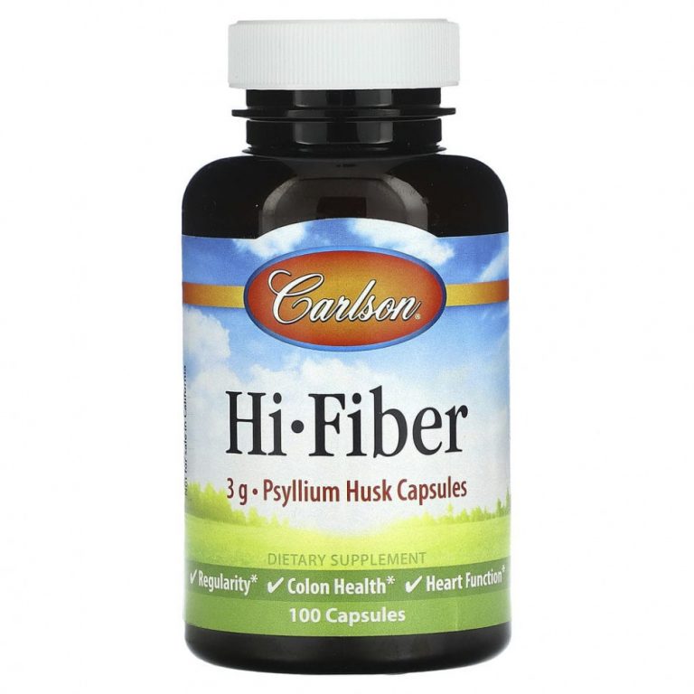 Carlson, Hi-Fiber, 0,5 г, 100 капсул