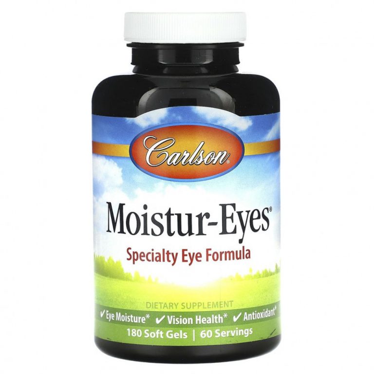 Carlson, Moistur-Eyes, 180 мягких таблеток