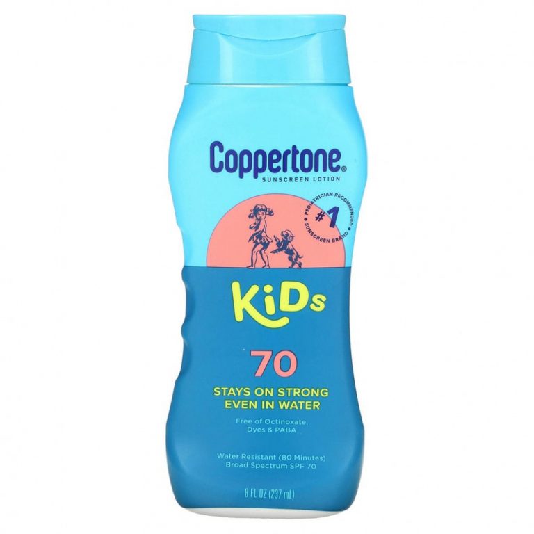 Coppertone, Kids, солнцезащитный лосьон, SPF 70, 237 мл (8 жидк. Унций)