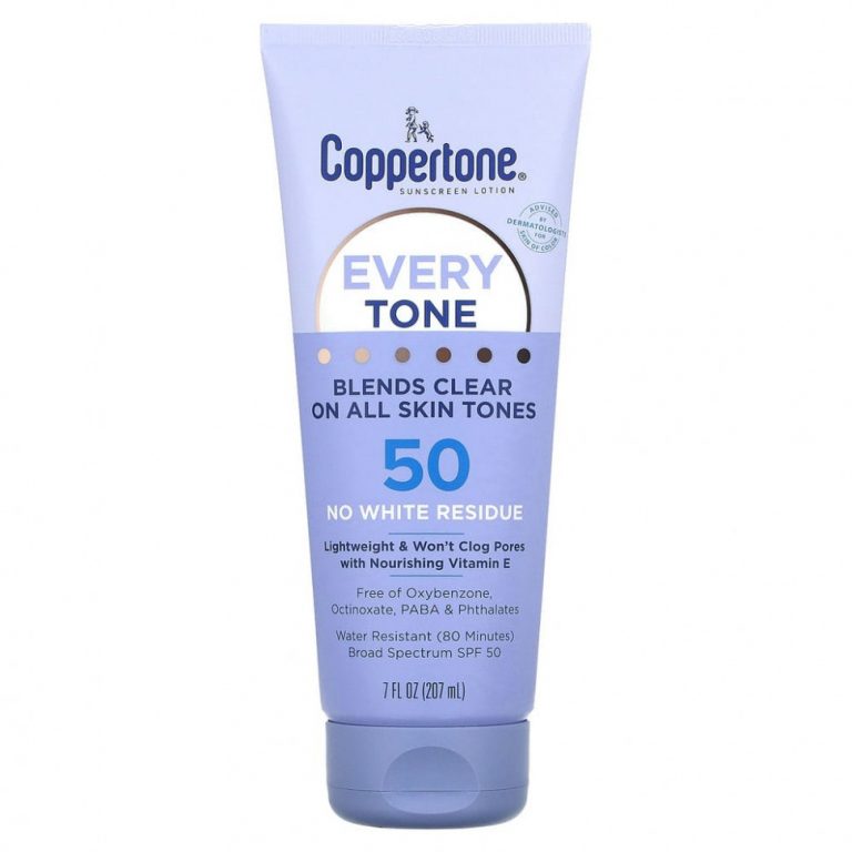 Coppertone, Солнцезащитный лосьон, Every Tone, SPF 50, 207 мл (7 жидк. Унций)