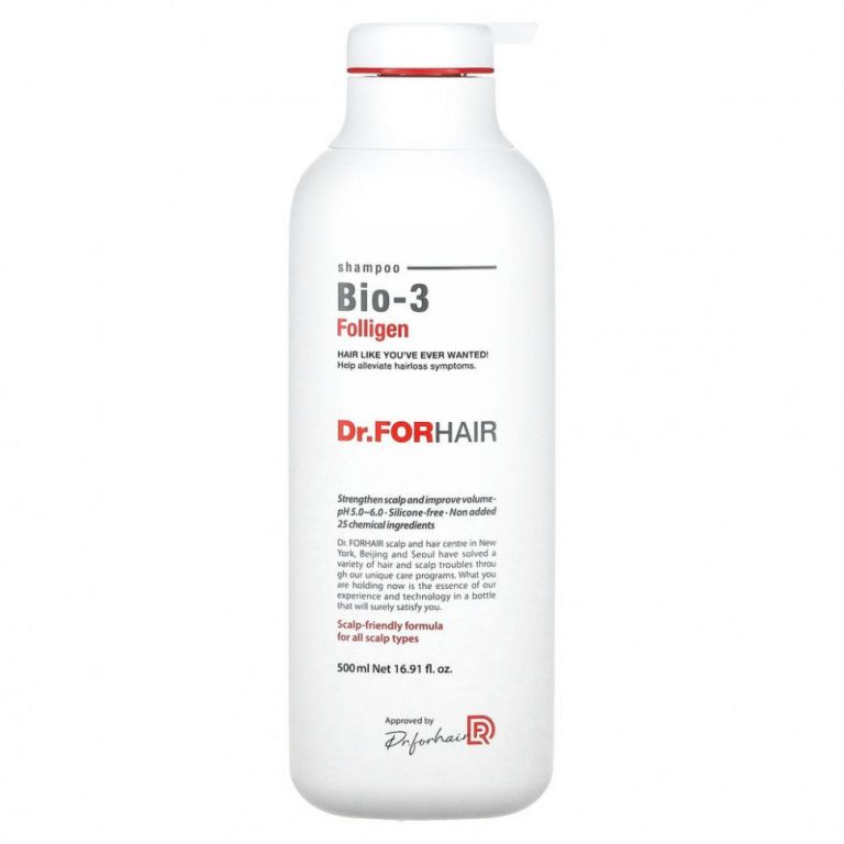 Dr.ForHair, Folligen, шампунь, Bio-3, 500 мл (16,91 жидк. Унции)