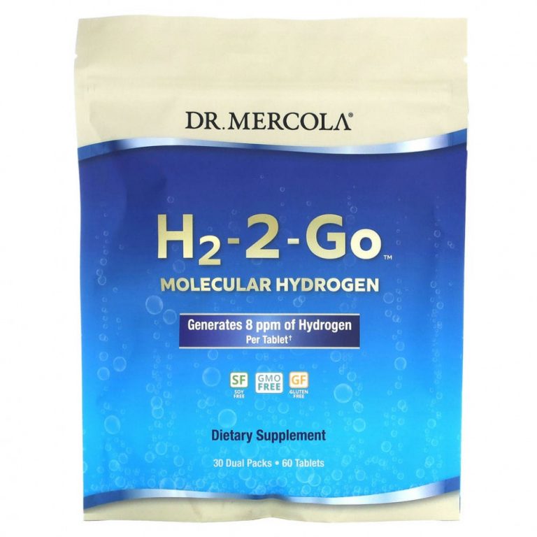 Dr. Mercola, H2-2-Go« двойная упаковка 30, 60 таблеток