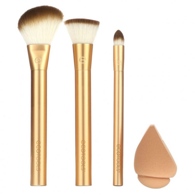 EcoTools, Precious Metals, Face Blend + Sculpt Set, набор из 4 предметов