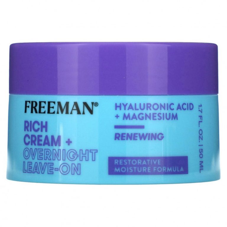 Freeman Beauty, Насыщенный крем + ночное несмываемое средство, 1,7 жидк. унция $ 12.99 (1,69 жидк. унции)