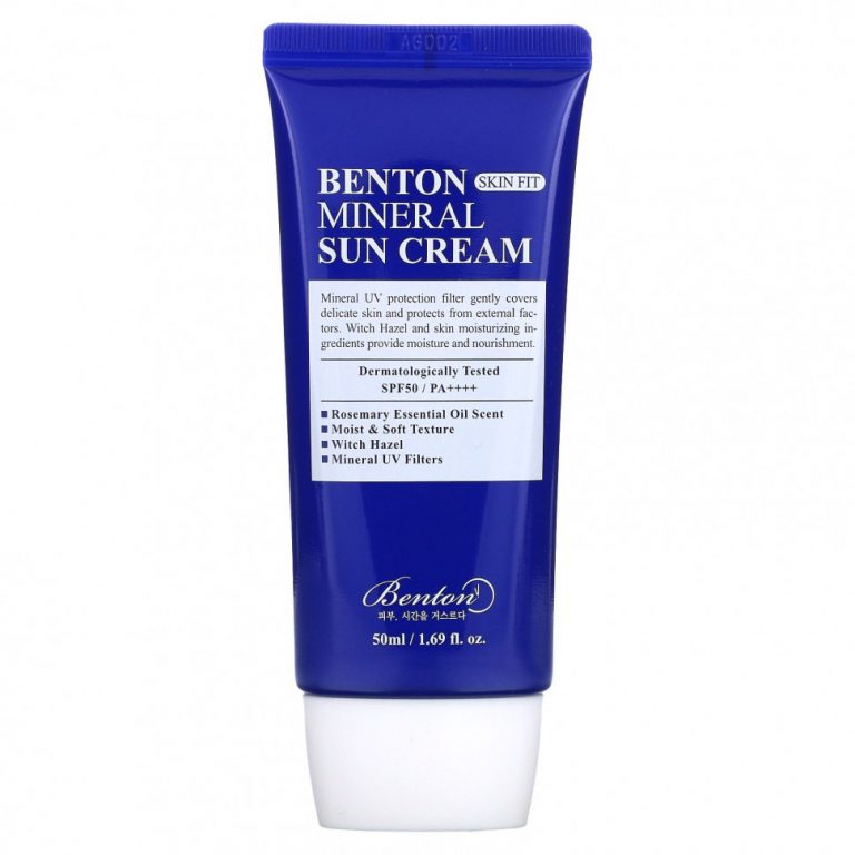 Benton, Минеральный солнцезащитный крем Skin Fit, SPF 50 / PA ++++, 50 мл (1,69 жидк. Унции)