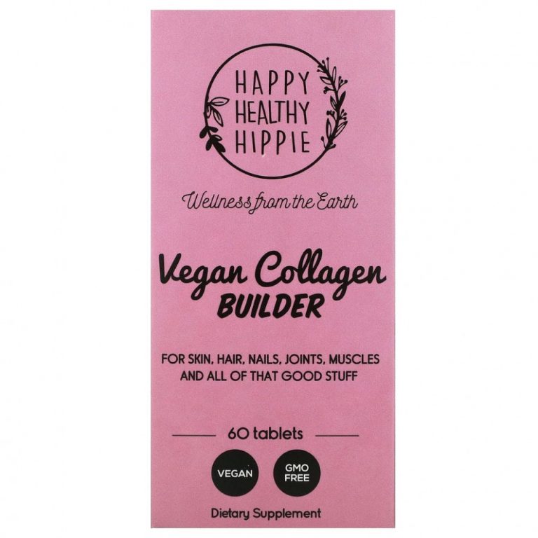 Happy Healthy Hippie, Vegan Collagen Builder, 60 таблеток