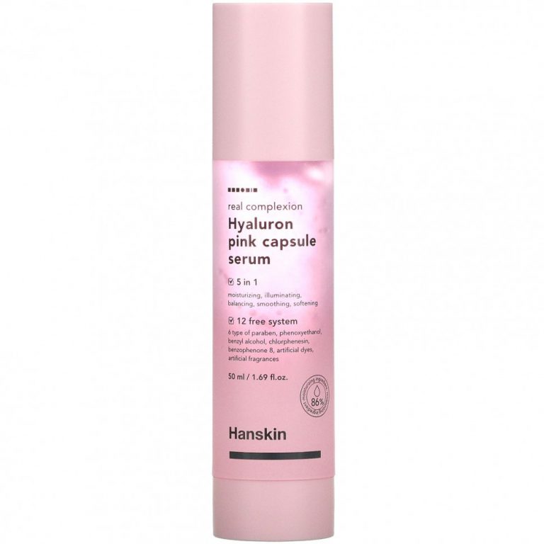 Hanskin, Real Complexion Hyaluron Pink Capsule Serum, 1.69 fl oz (50 ml)