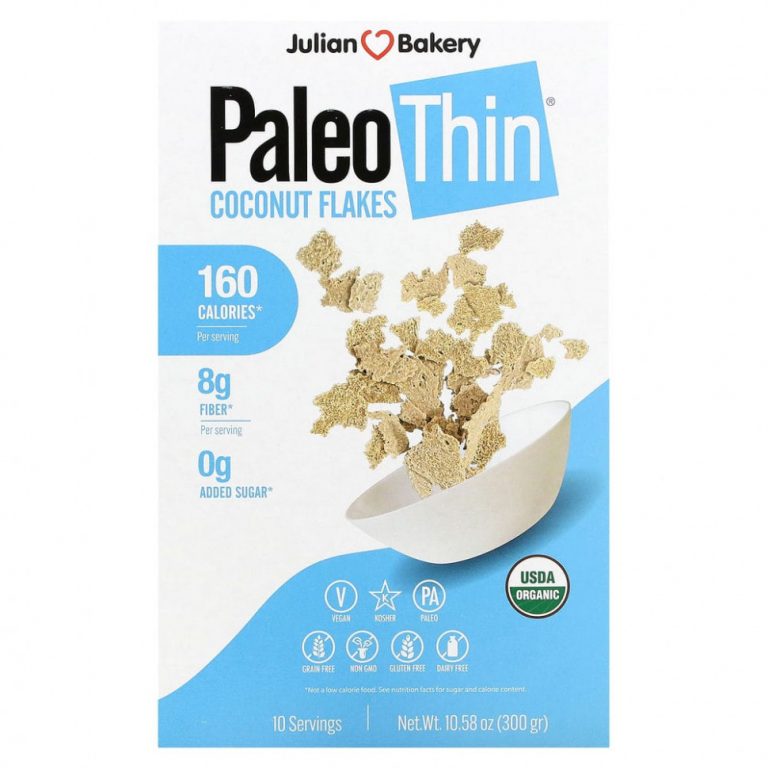 Julian Bakery, Paleo Thin, кокосовая стружка, 300 г (10,58 унции)