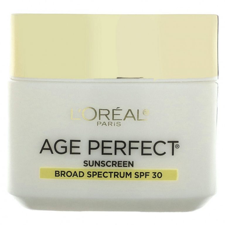 L’Oréal, Age Perfect Anti-Sagging + Even Tone, экспертное увлажняющее средство с коллагеном, SPF 30, 70 г (2,5 унции)