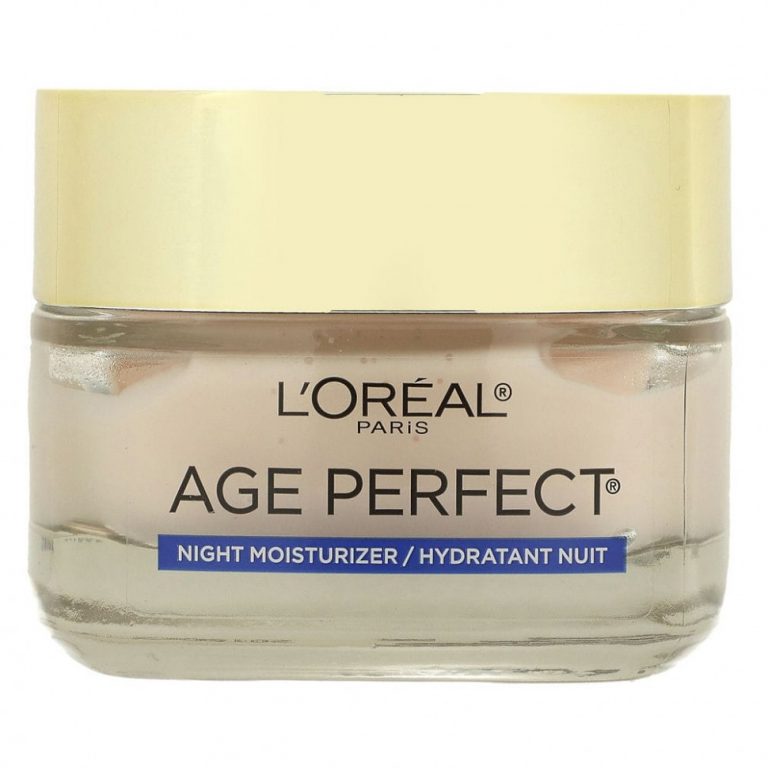 L’Oréal, Age Perfect Rosy Tone, охлаждающее ночное увлажняющее средство, 48 г (1,7 унции)