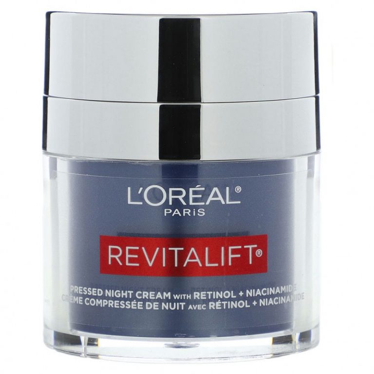 L’Oréal, Revitalift, ночной крем с ретинолом и ниацинамидом, без отдушек, 48 г (1,7 унции)