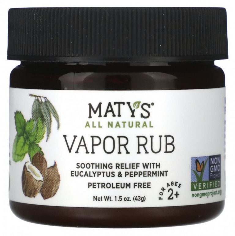 Maty’s, Vapor Rub, для детей от 2 лет, 43 г (1,5 унции)