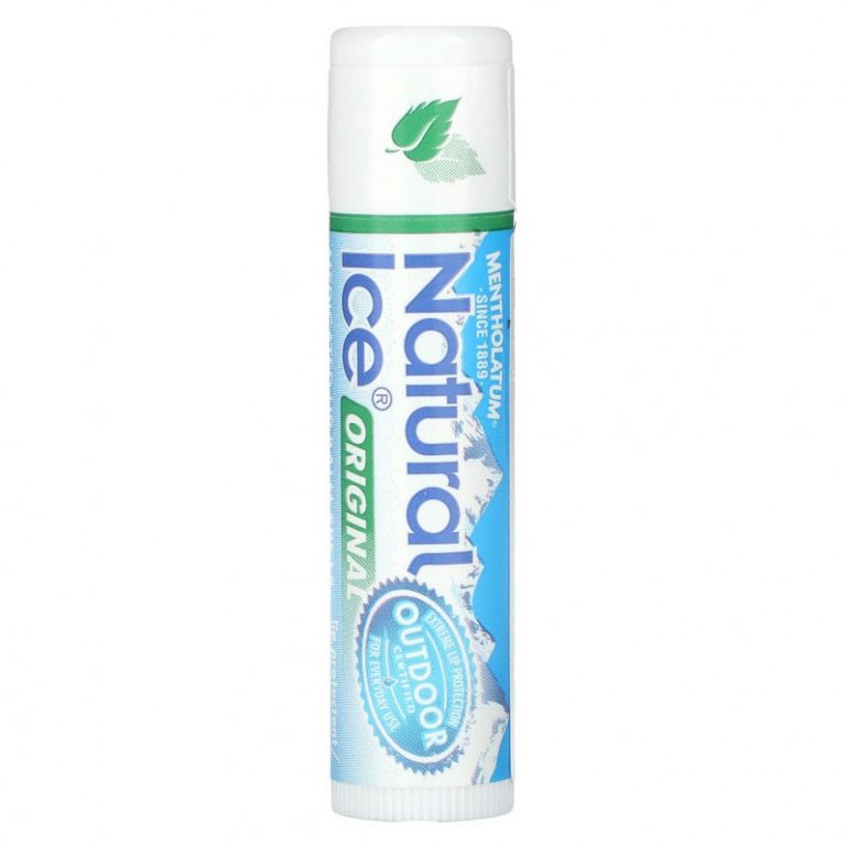 Mentholatum, Natural Ice, лечебный бальзам для губ, SPF 15, 4,2 г (0,15 унции)