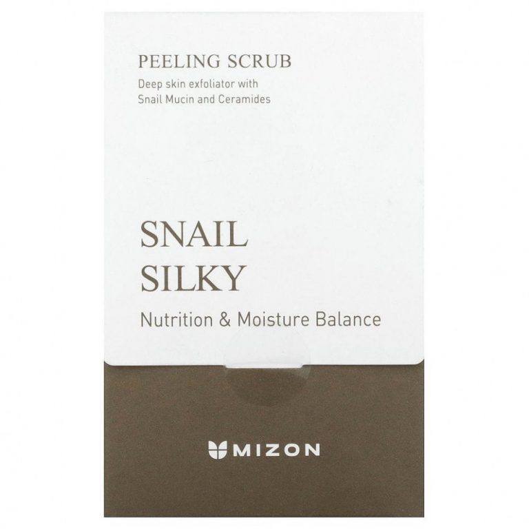 Mizon, Snail Silky, пилинг-скраб, без отдушек, 40 пакетиков по 5 г (7,0 унции)