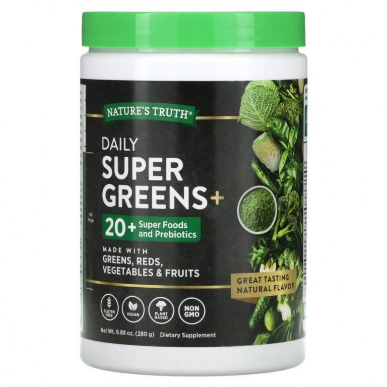 Nature’s Truth, Daily Super Greens +, 280 г (9,88 унции)