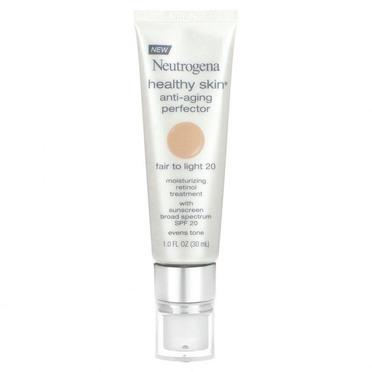 Neutrogena, Anti-Aging Perfector для здоровой кожи, SPF 20, от светлого до светлого 20, 30 мл (1 жидк. Унция)