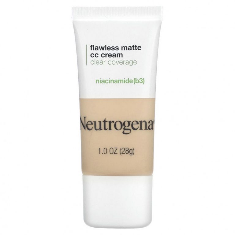 Neutrogena, Flawless Matte CC Cream, прозрачное покрытие, оболочка 1,0, 28 г (1 унция)