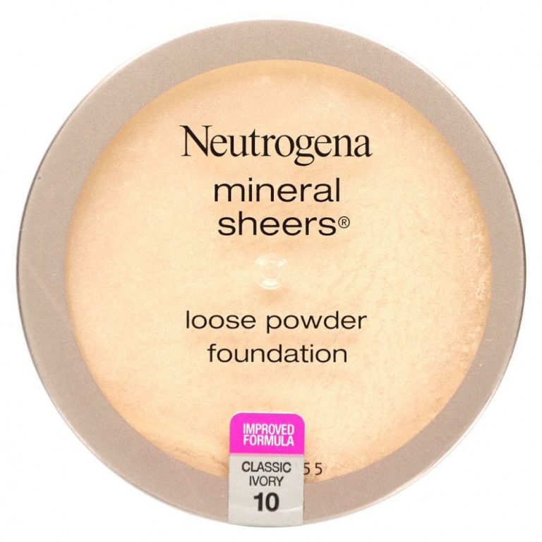 Neutrogena, Mineral Sheers, тональная пудра, классическая слоновая кость 10, 5,5 г (0,19 унции)