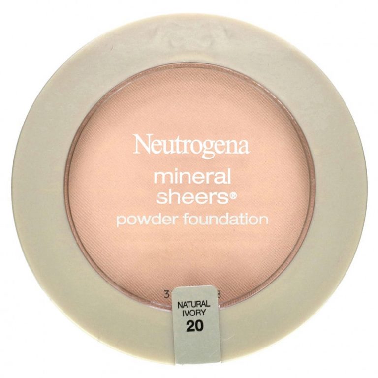 Neutrogena, Mineral Sheers, тональная пудра, натуральная слоновая кость 20, 9,6 г (0,34 унции)