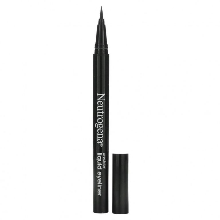 Neutrogena, Precision Liquid Eyeliner, Jet Black 10, 0,38 мл (0,013 жидк. Унции)