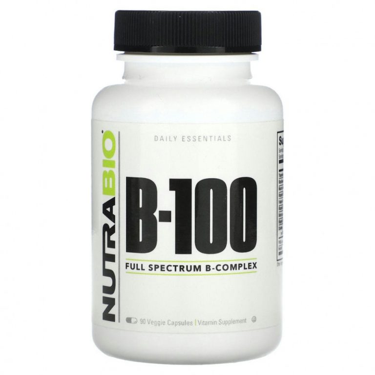 Nutrabio Labs, B-100« 90 растительных капсул