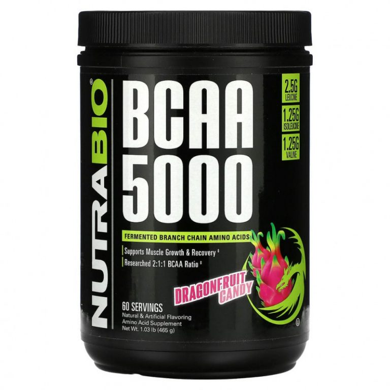 Nutrabio Labs, BCAA 5000, конфеты из драконьего фрукта, 465 г (1,03 фунта)