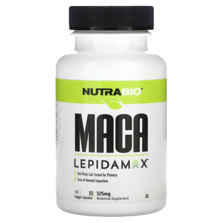 Nutrabio Labs, MACA Lepidamax, 525 мг, 90 растительных капсул