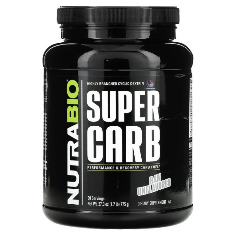 Nutrabio Labs, Super Carb, сырые без добавок, 775 г (1,7 фунта)