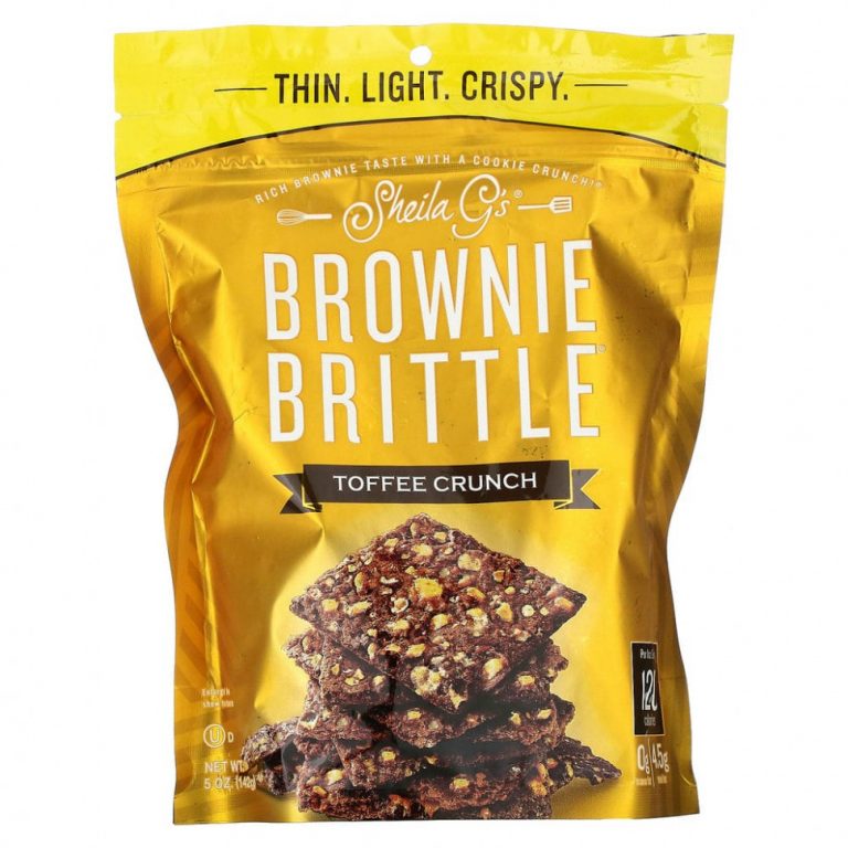 Sheila G’s, Brownie Brittle, хрустящая ириска, 142 г (5 унций)