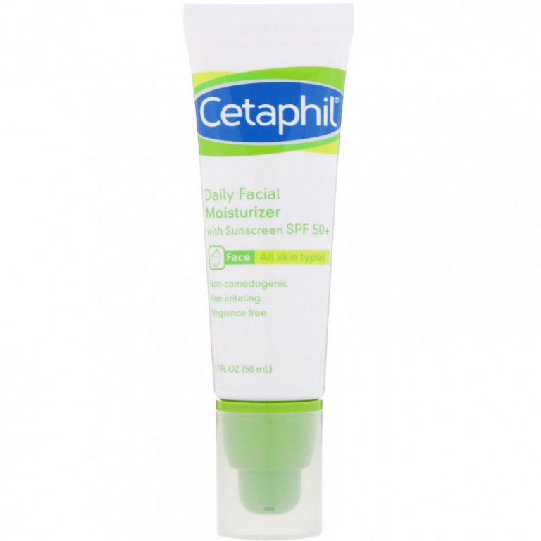 Cetaphil, Ежедневное увлажняющее средство для лица, SPF 50+, 50 мл (1,7 жидк. Унции)