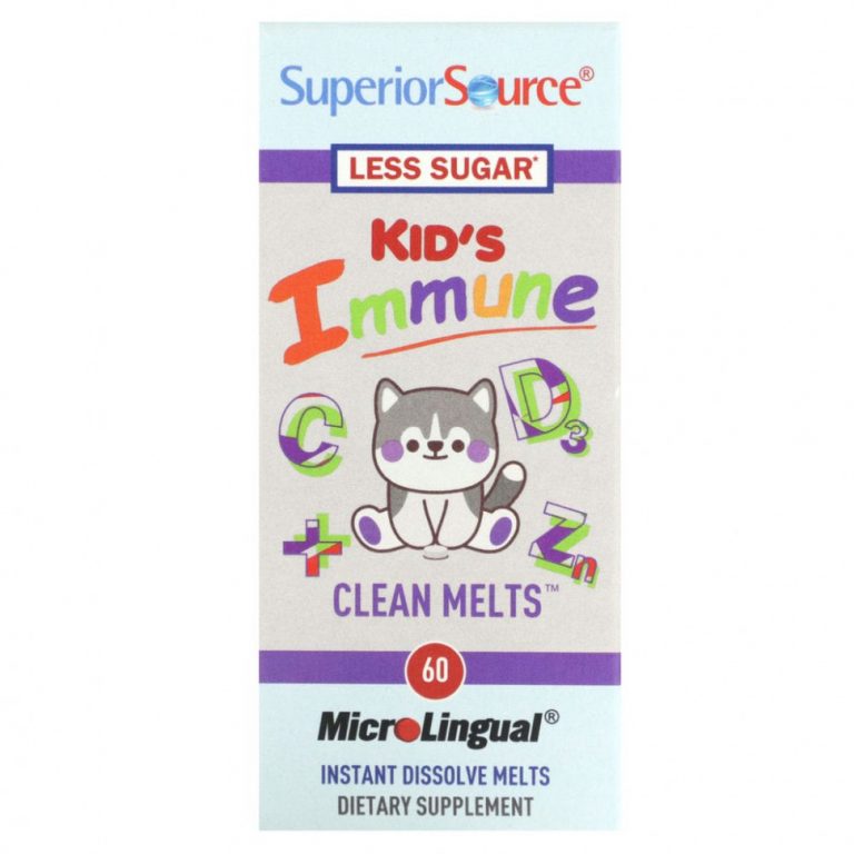 Superior Source, Kid’s Immune, Clean Melts, 90 Instant Dissolve Melts