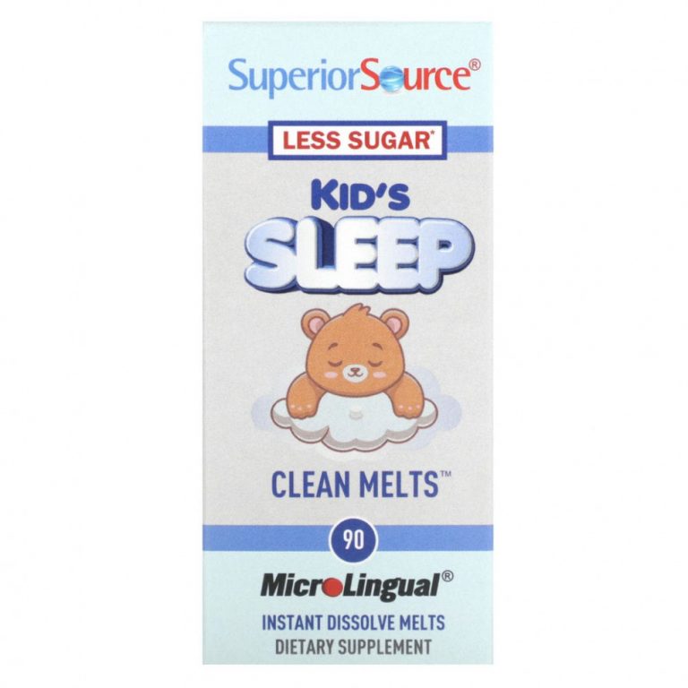 Superior Source, Kid’s Sleep, Clean Melts, 90 Instant Dissolve Melts