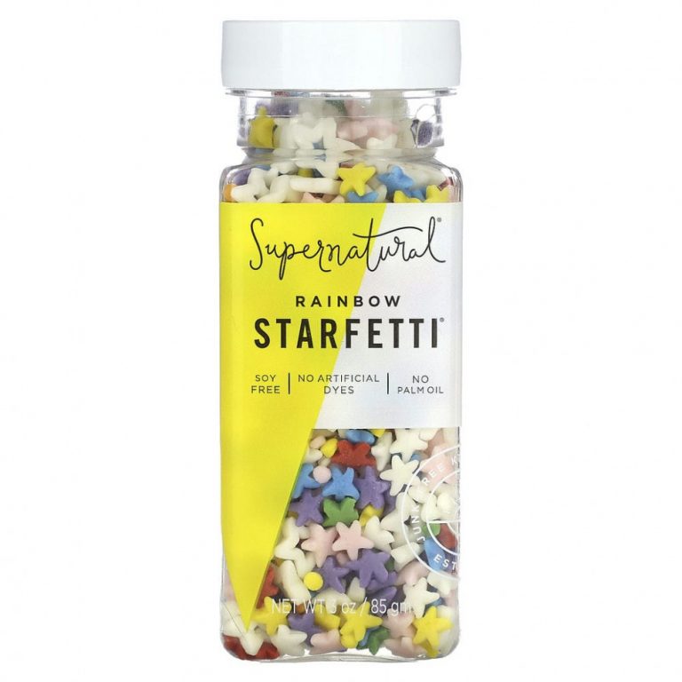 Supernatural Kitchen, Rainbow Starfetti, 85 г (3 унции)