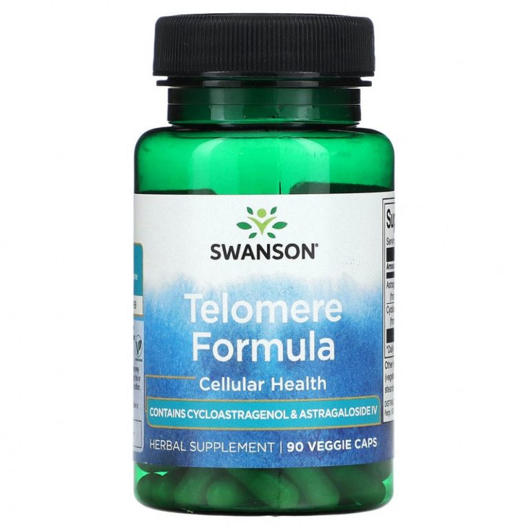 Swanson, Telomere Formula, 90 растительных капсул