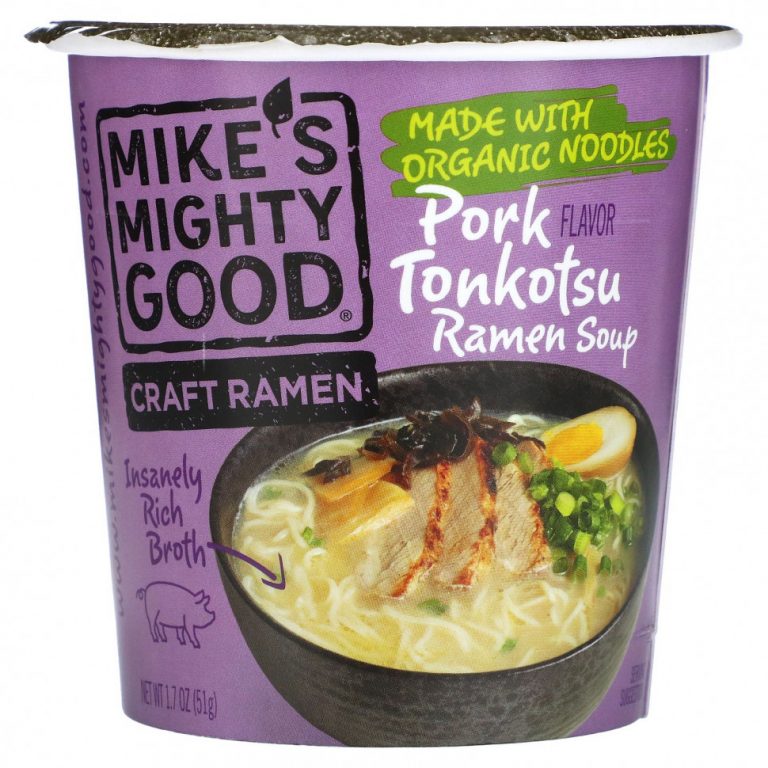 Mike’s Mighty Good, Craft Ramen Cup, суп тонкоцу из свинины, 51 г (1,7 унции)