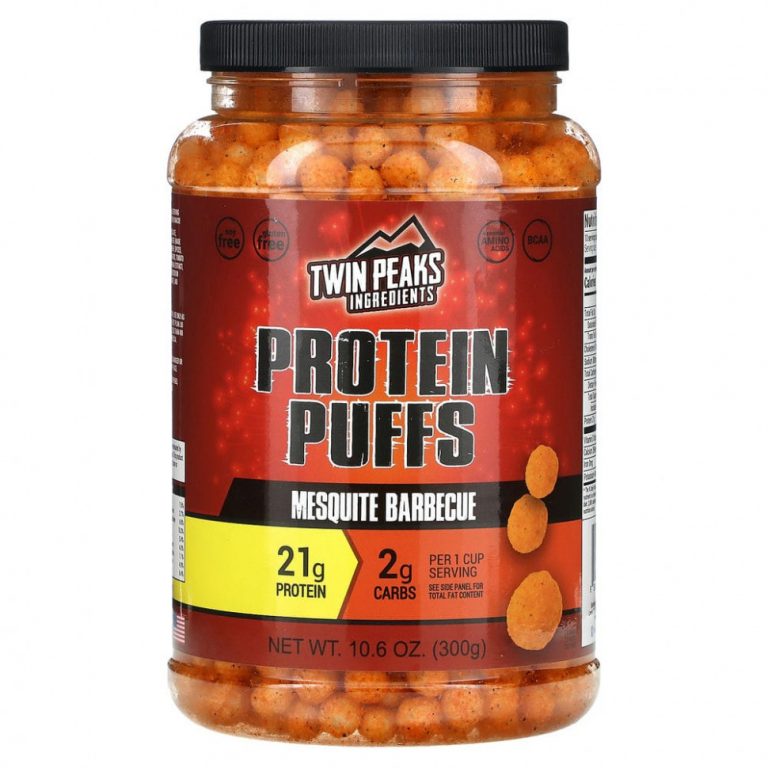 Twin Peaks, Protein Puffs, шашлык из мескита, 300 г (10,6 унции)