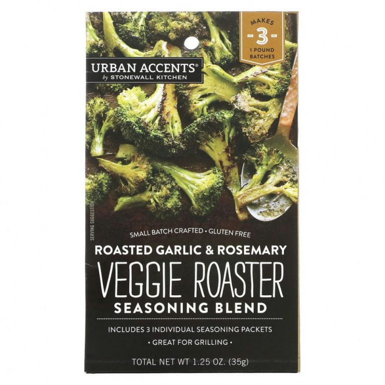 Urban Accents, Смесь приправ Veggie Roaster, обжаренный чеснок и розмарин, 35 г (1,25 унции)